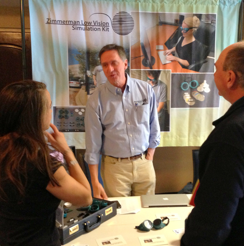 Dr. Zimmerman at a conference