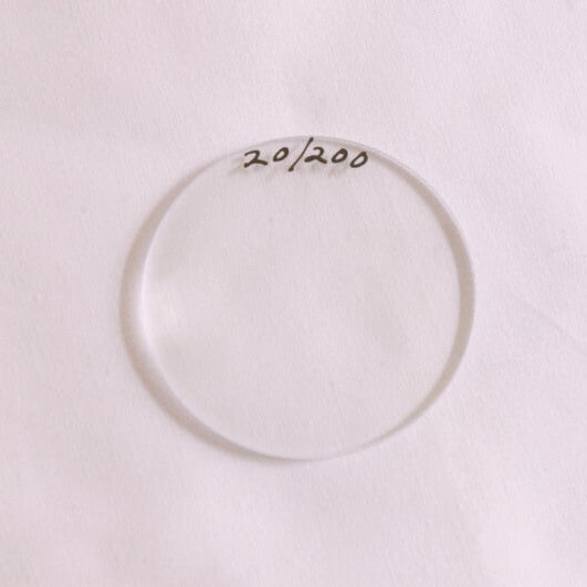 20/200 Acuity Simulation Lens