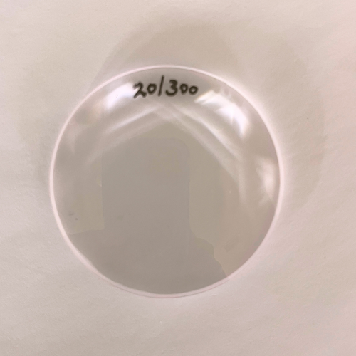 20/300 Acuity Simulation Lens